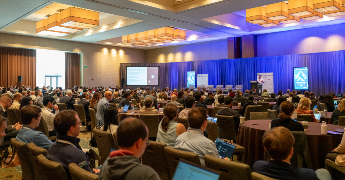 Back of Presentation for SaRNA, Circular RNA and next‑gen RNA therapeutics at industry event