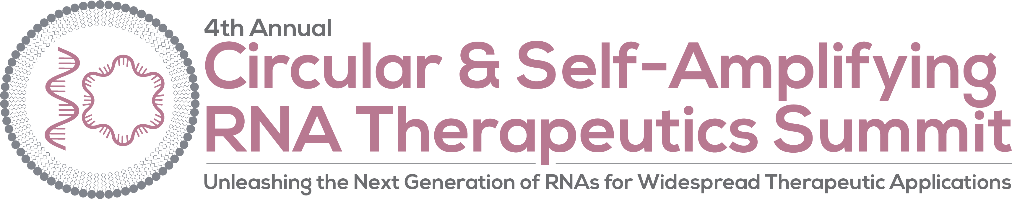 4th Circular Self-Amplifying RNA Therapeutics Summit 2025 - logo